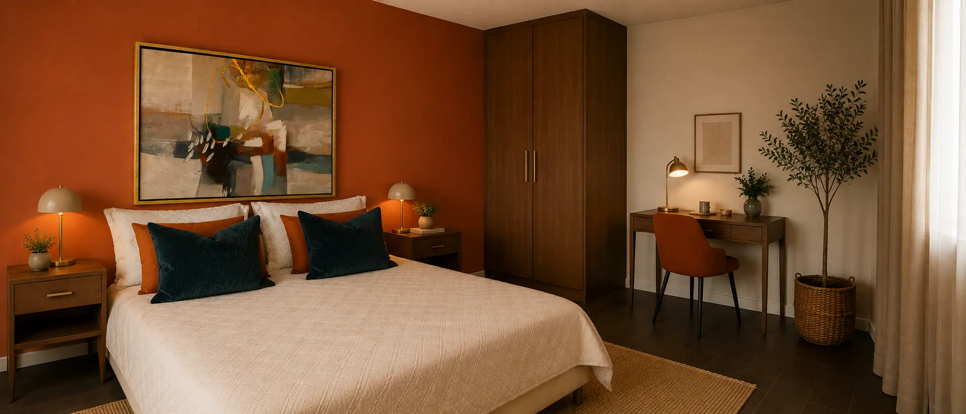 La chambre chaleureuse, pensée pour accueillir les voyageurs